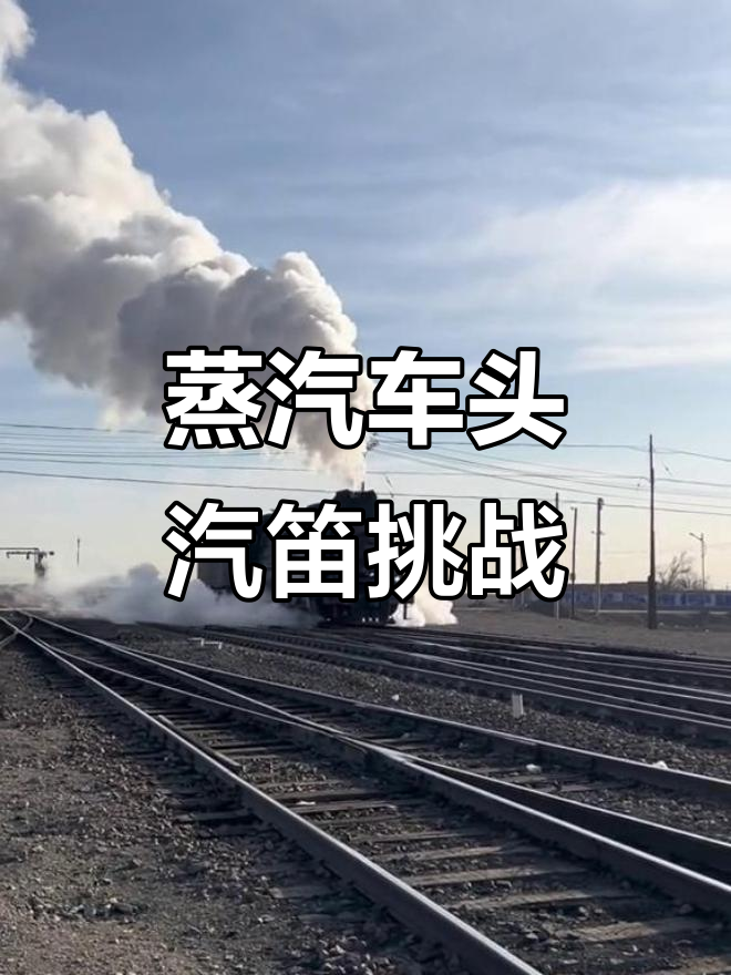 蒸汽机车头汽笛大挑战,火车迷们快来体验!