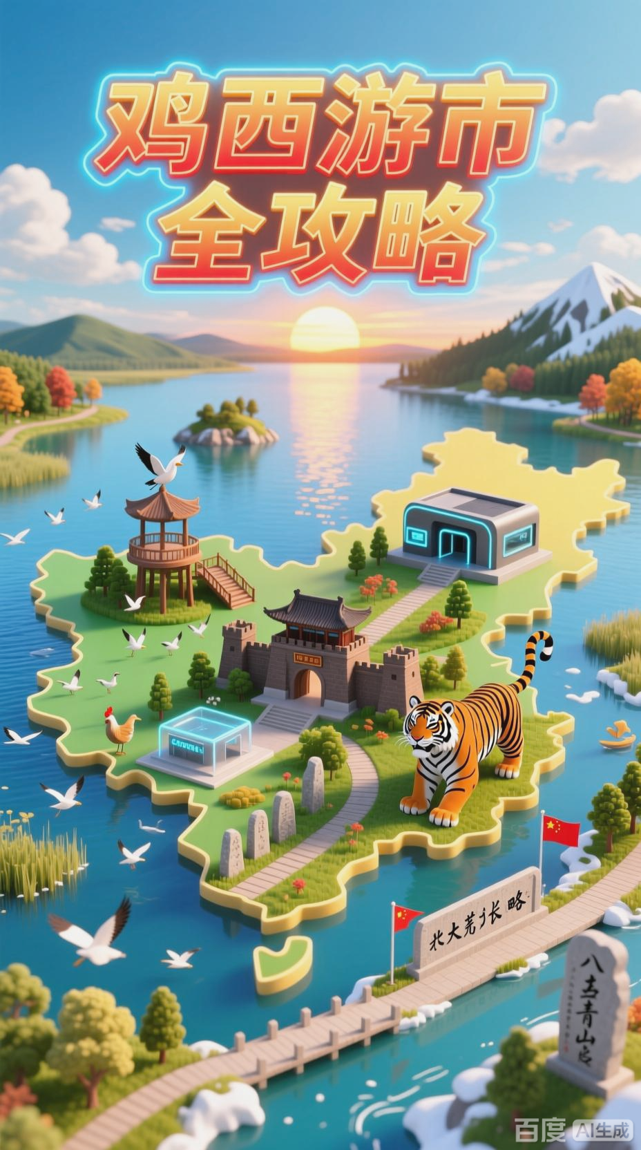 鸡西市旅游景点路线攻略