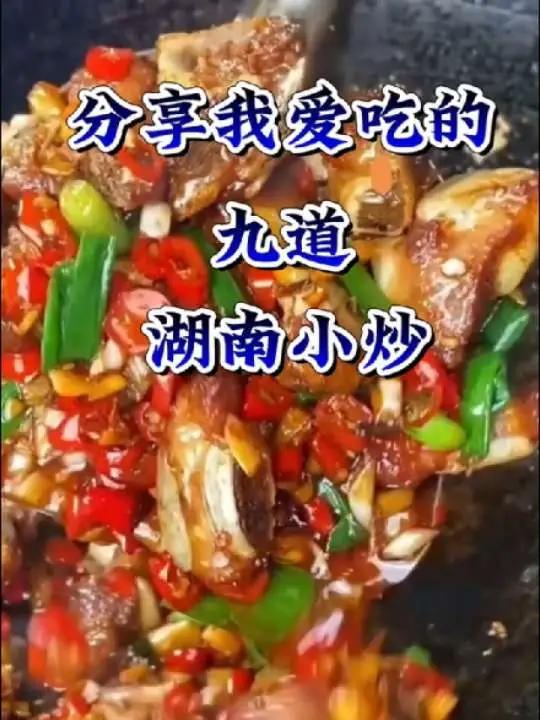 分享我爱吃的九道湖南小炒,香辣入味巨好吃