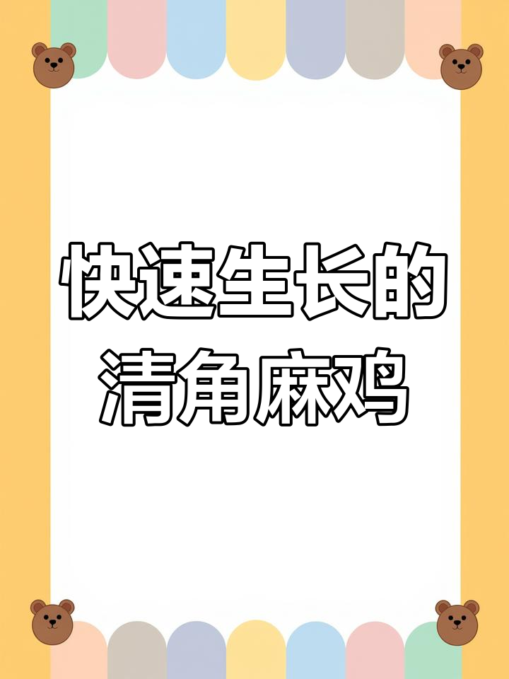 快大型青脚麻鸡苗成长记:六十天能长五斤半,九十天八斤