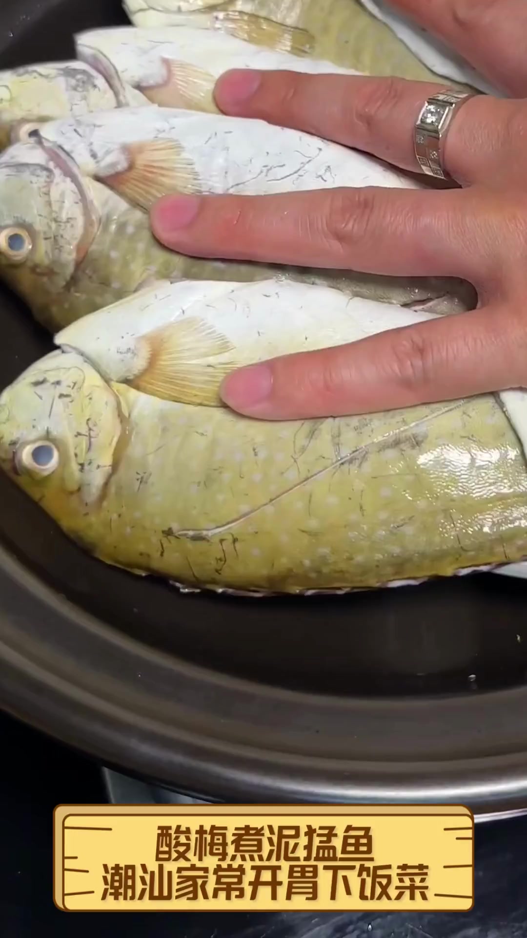 酸梅煮泥猛鱼,潮汕家常开胃下饭菜