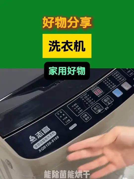 志高自动洗衣机租房家用波轮洗烘一体