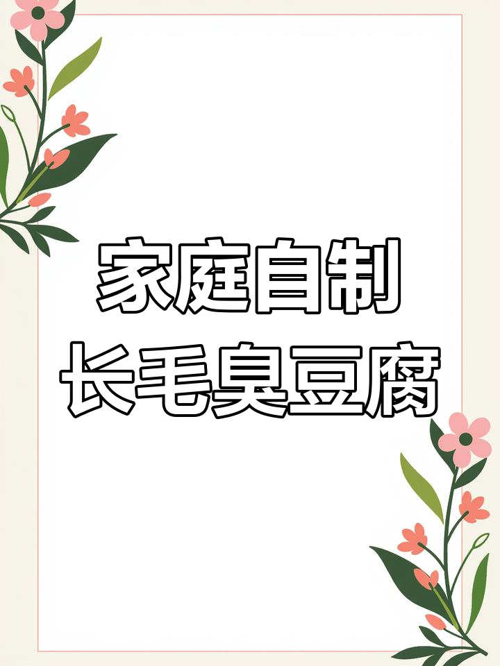 自制臭豆腐,陈年卤水秘方大揭秘!