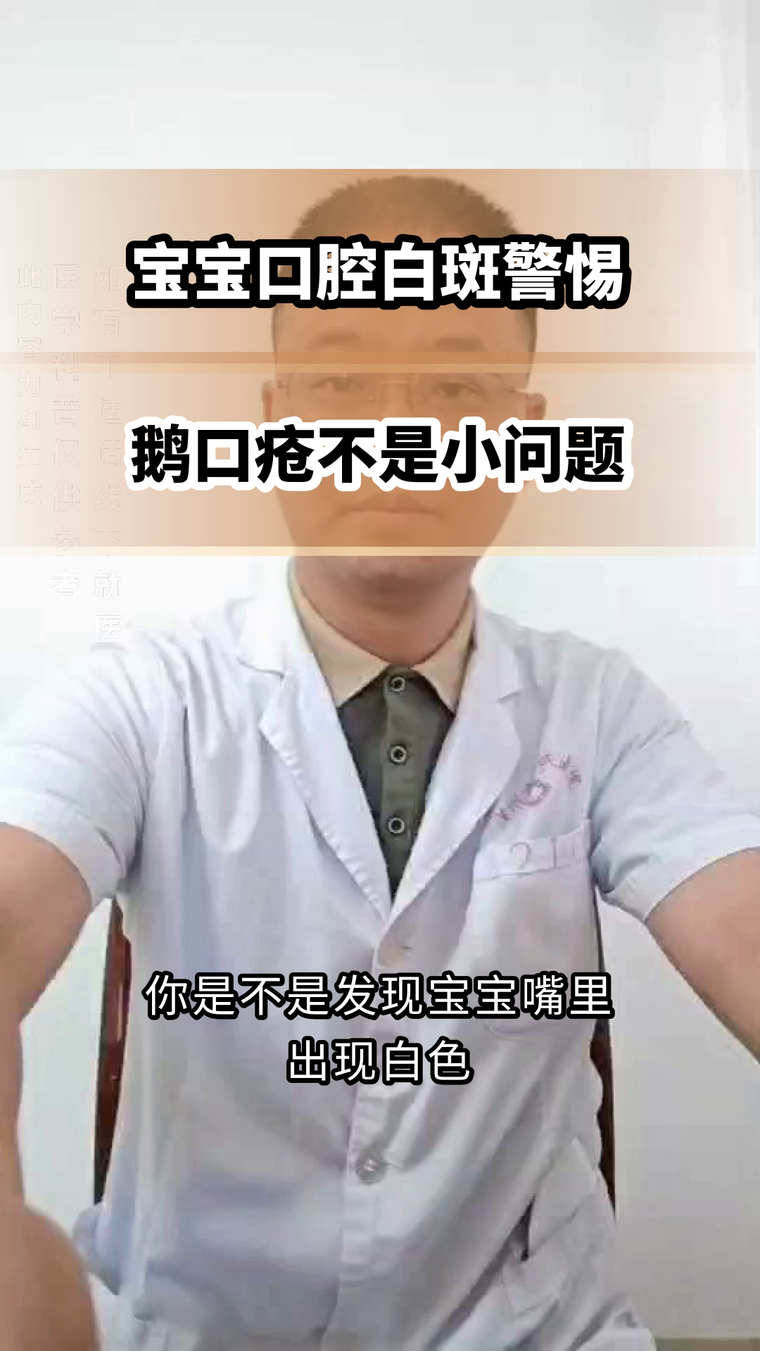 鹅口疮与口腔溃疡大不同