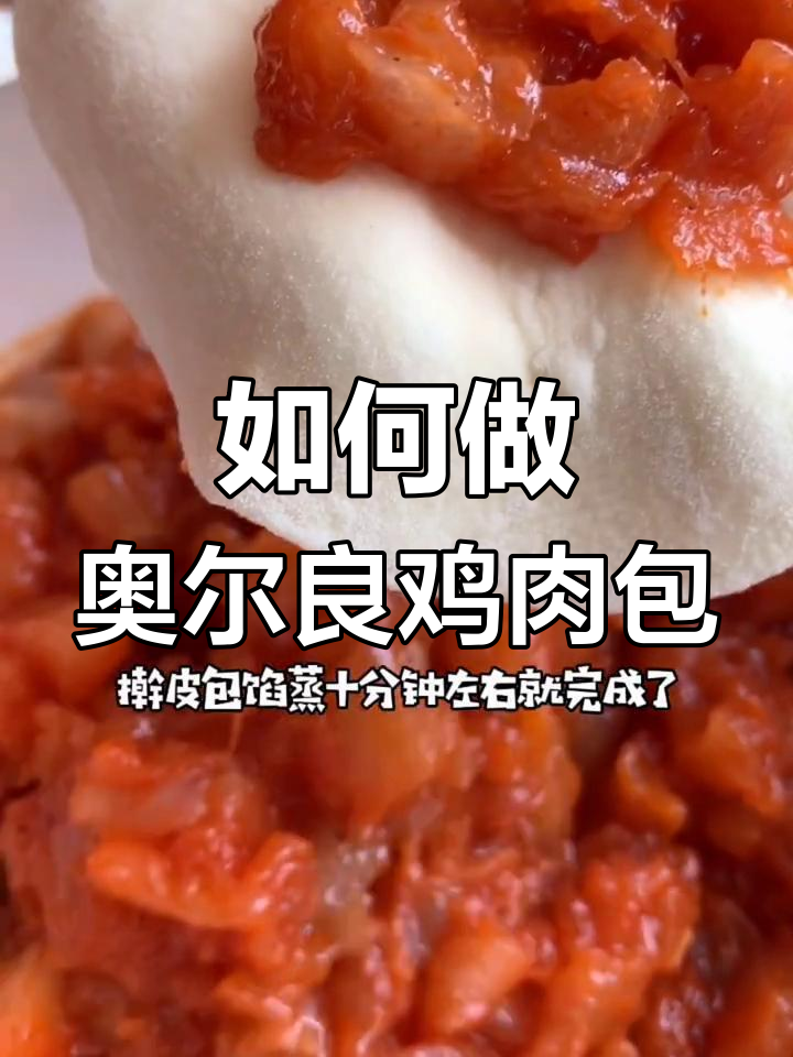 奥尔良鸡肉包制作全攻略,轻松学会包子面和馅料做法