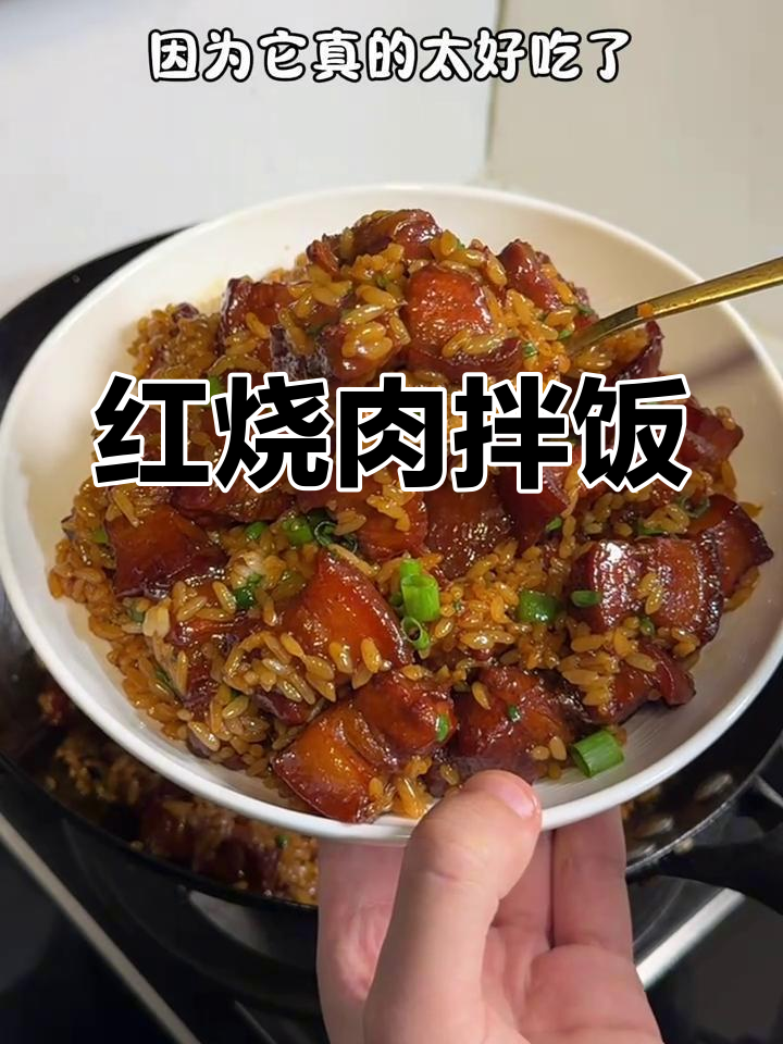 红烧肉拌饭,三碗不够吃!家常做法大揭秘