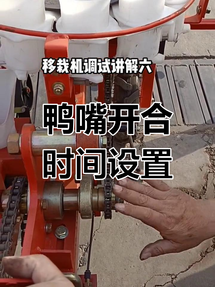 辣椒蔬菜移栽机鸭嘴开合调整技巧