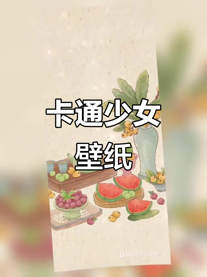 可爱卡通壁纸，少女心满满！