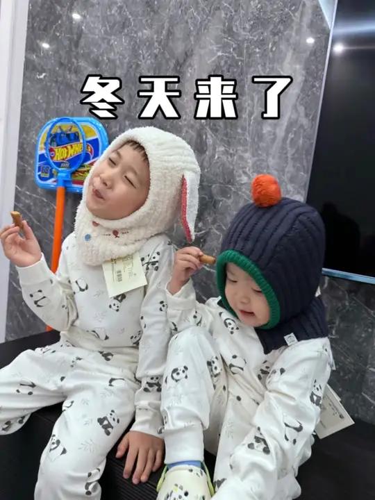 冬天来了～我真的太爱kk树的帽子了～好看舒服性价比又超高 儿童帽子 宝宝帽子 保暖又好看