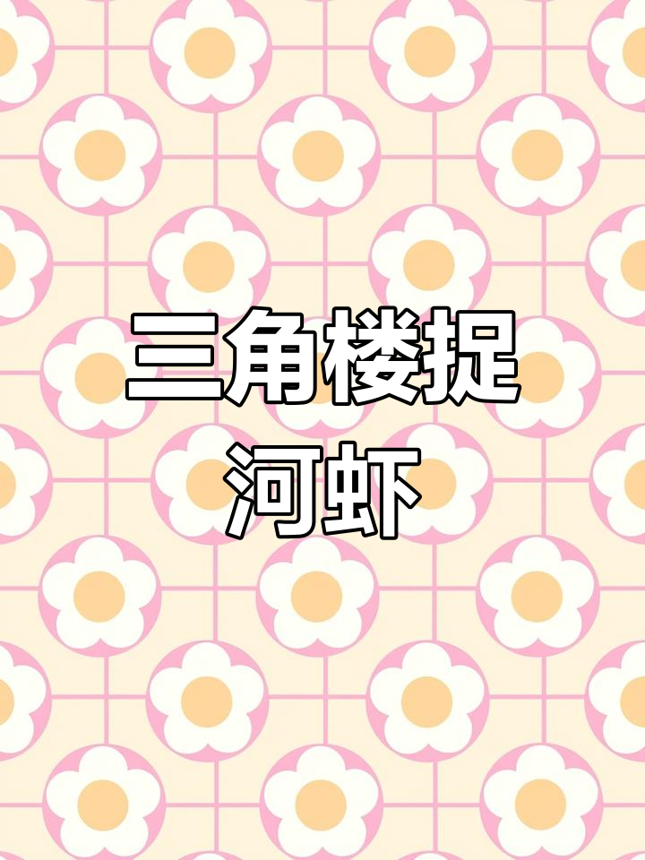 三角楼诱捕河虾,轻松抓满一笼