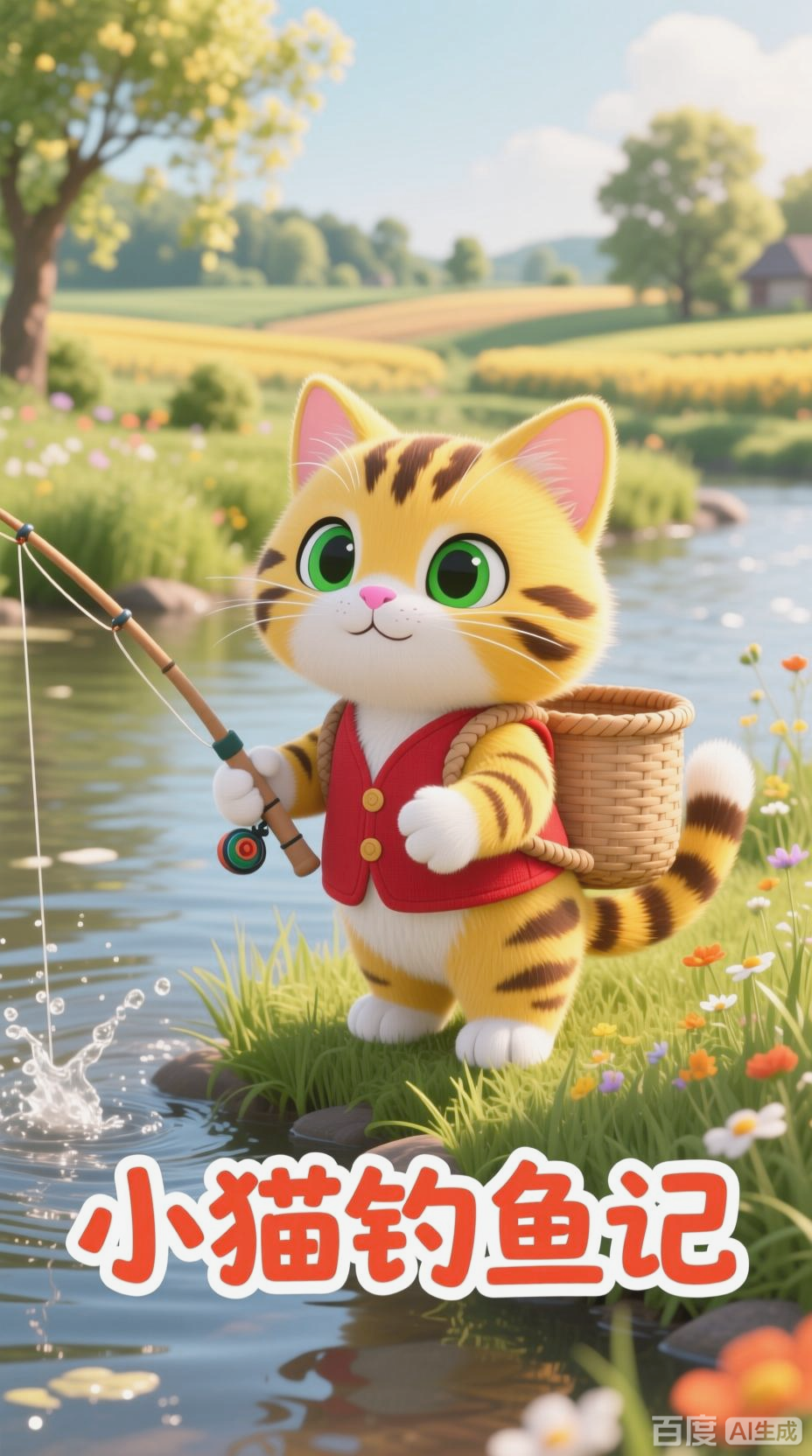 小猫钓鱼的趣味故事