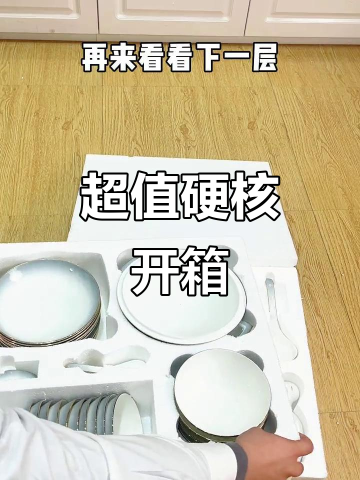 硬核开箱!8英寸大碗、12英寸鱼盘,全套陶瓷餐具超惊艳