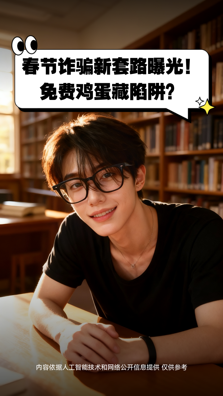 春节诈骗新套路曝光！免费鸡蛋藏陷阱？