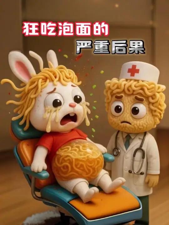 儿童睡前故事《狂吃泡面的严重后果》儿童睡前故事《狂吃泡面的严重后果》