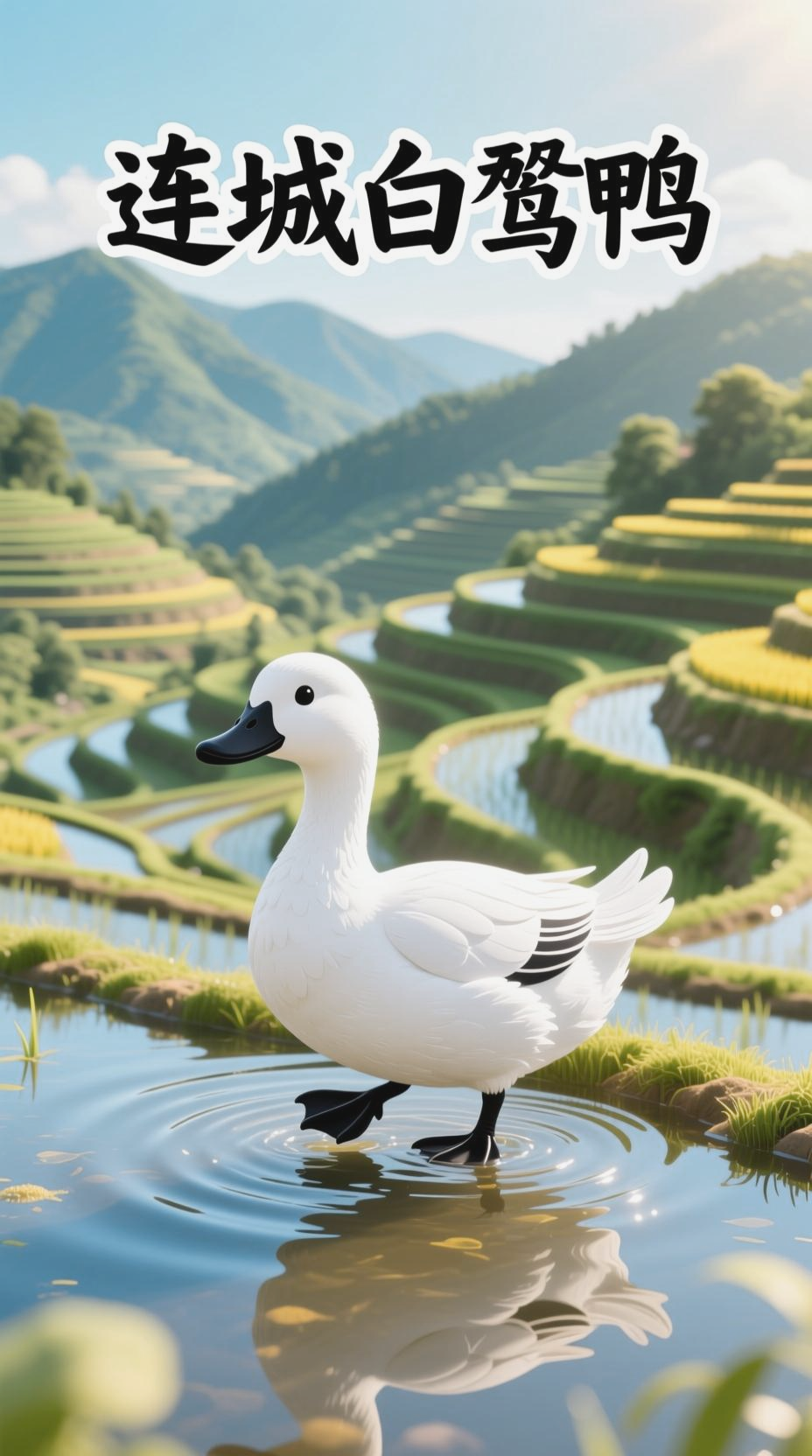 镇小吉带你了解连城白鹜鸭