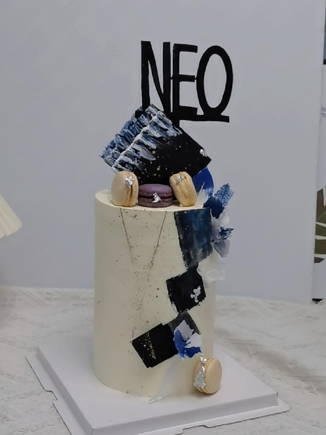 记得在崭新的生活里爱自己 网红蛋糕 ins风 蛋糕