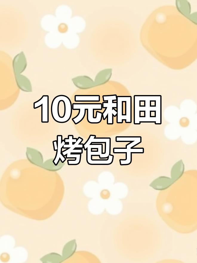 和田古街烤包子,十元就能吃到的美味肉包