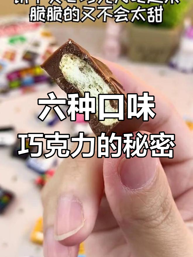 松味巧克力大揭秘!六种口味饼干夹心,每一口都让人惊艳