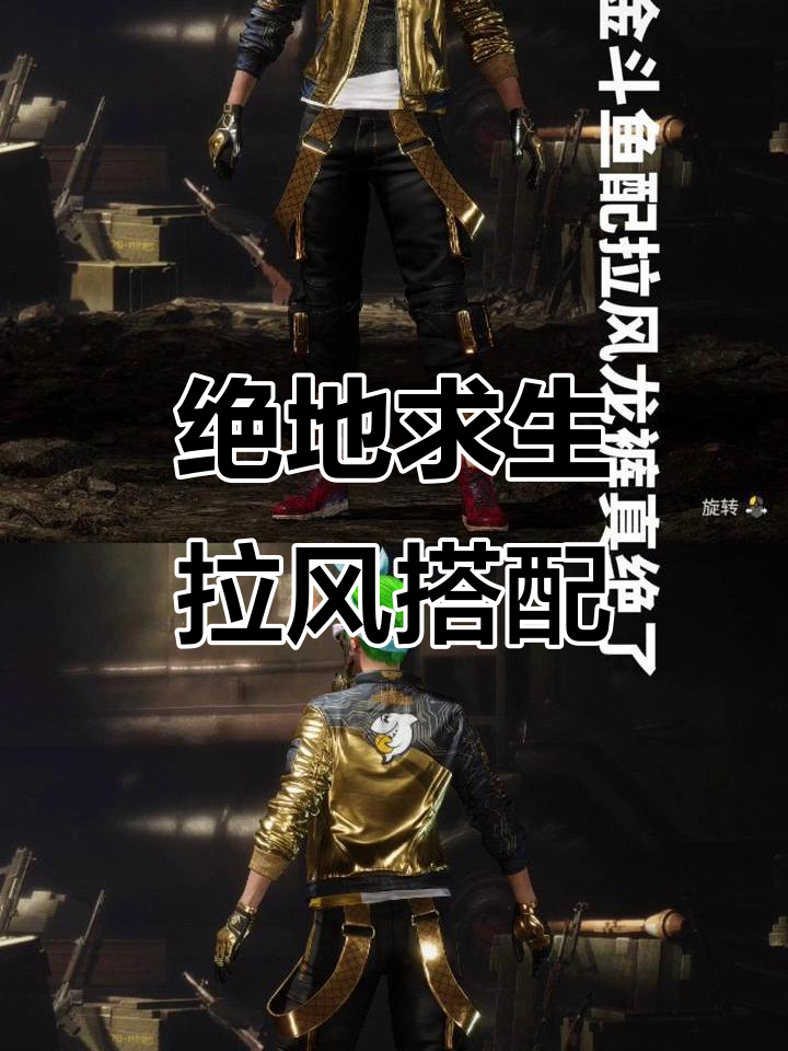 金斗鱼配金裤,绝地求生穿搭新风潮