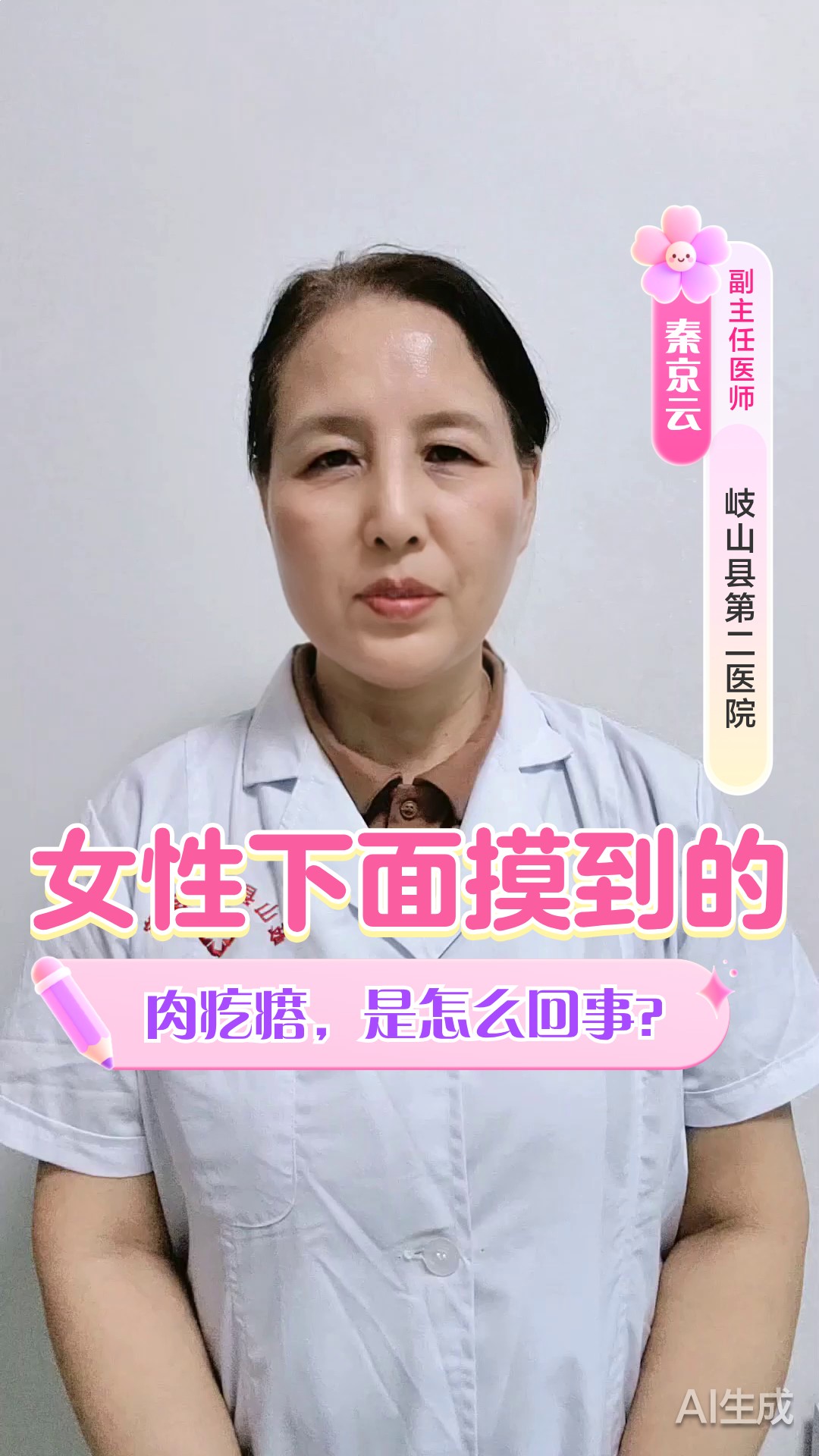 女性下面摸到的肉疙瘩，是怎么回事？