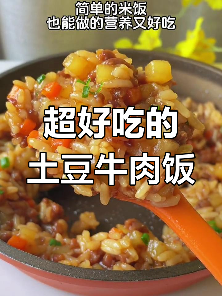 土豆牛肉烩饭,营养满满又美味!宝宝超爱的一道辅食