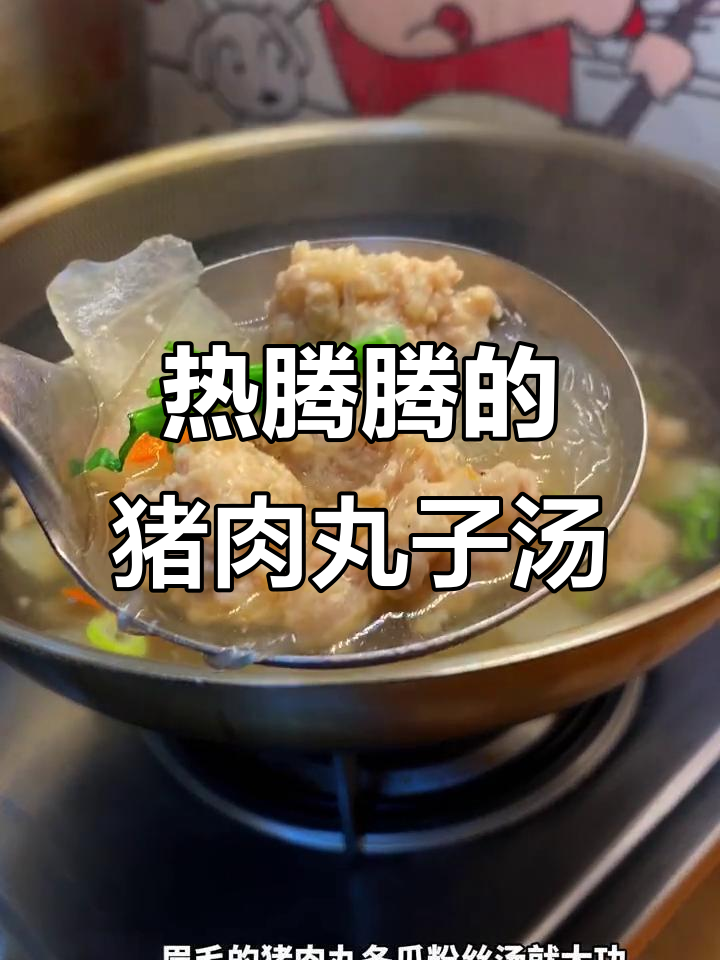 冬季暖心肉丸冬瓜粉丝汤,鲜美又美味