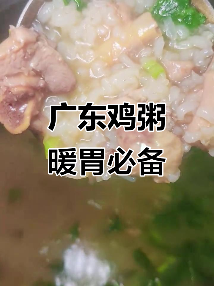 广东鸡粥,早晚一碗暖心又营养