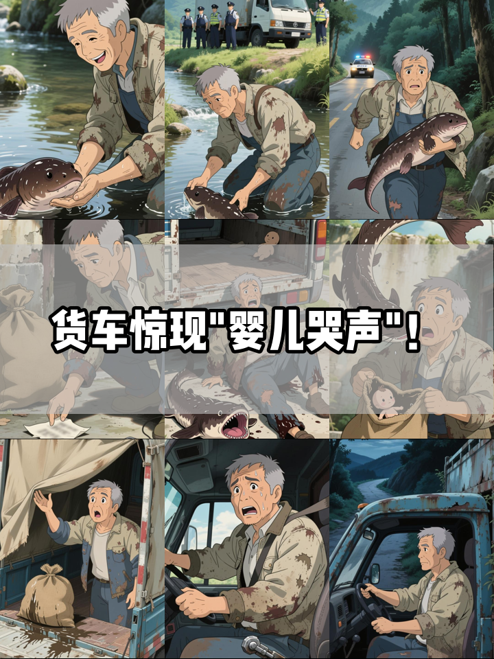 深夜货车惊现婴儿哭声，开箱竟是国宝娃娃鱼越狱奔暗河