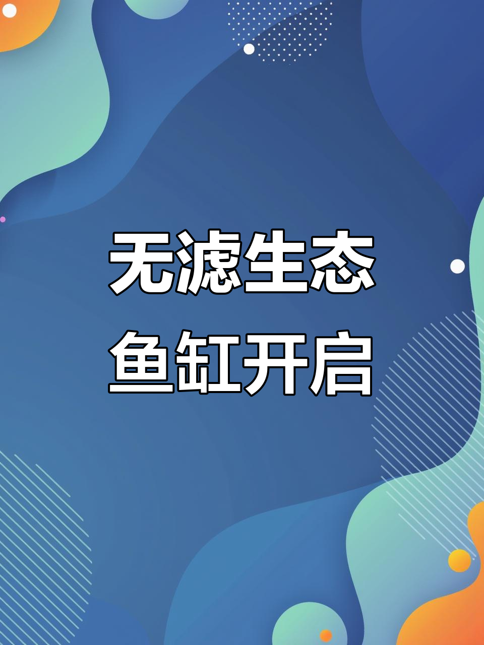 古法生态鱼缸开缸全流程,零过滤自然循环