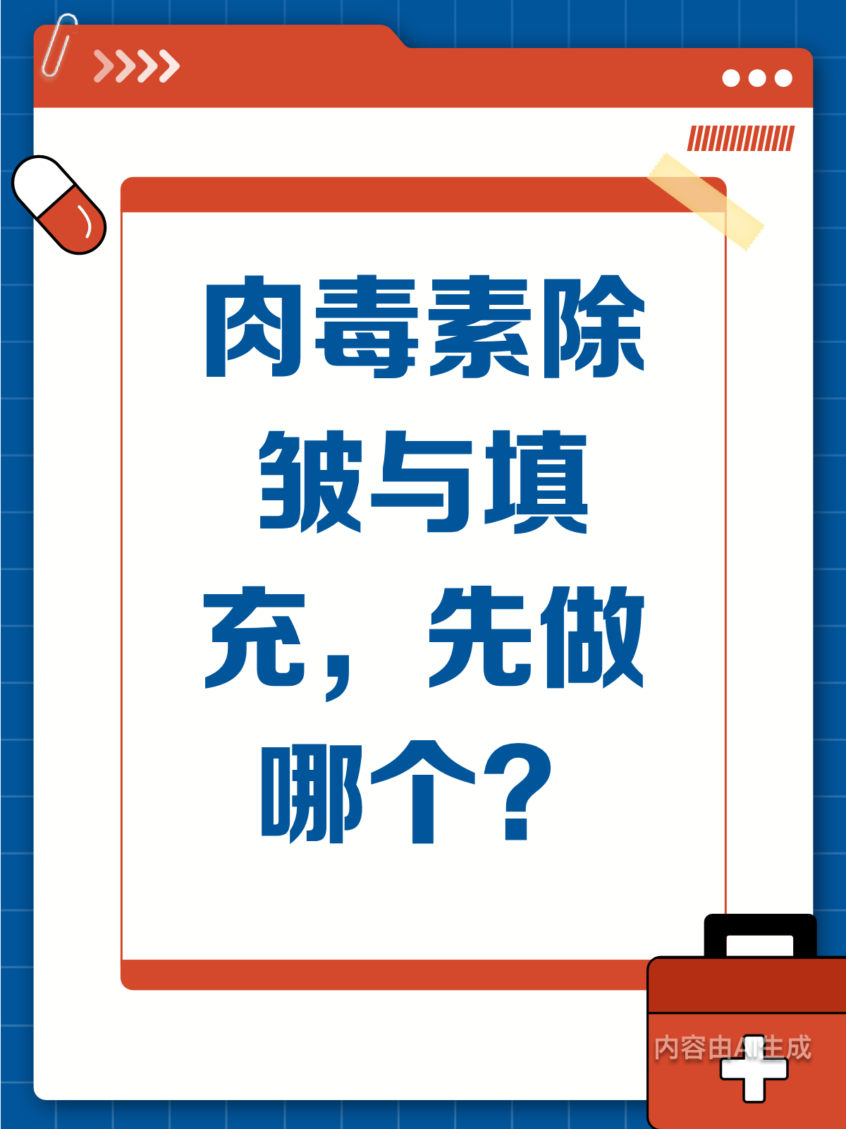 肉毒素除皱VS填充,先做哪个效果更佳?