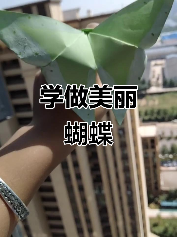 折出仙气飘飘的蝴蝶,简单又有趣!