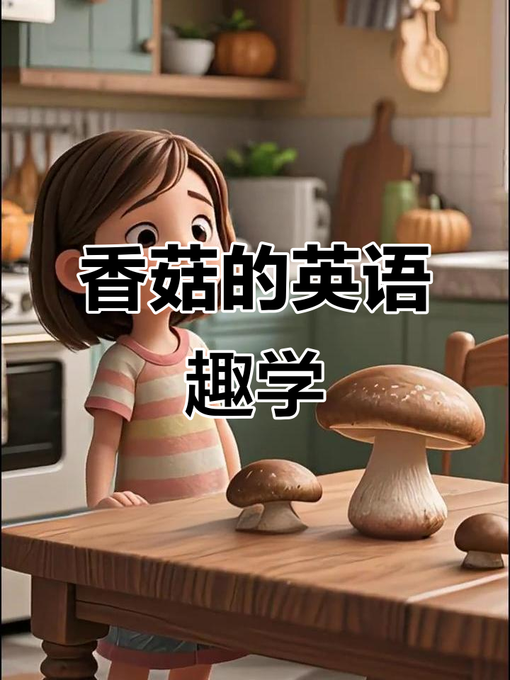 小朋友学会香菇英文,竟然这么有趣!