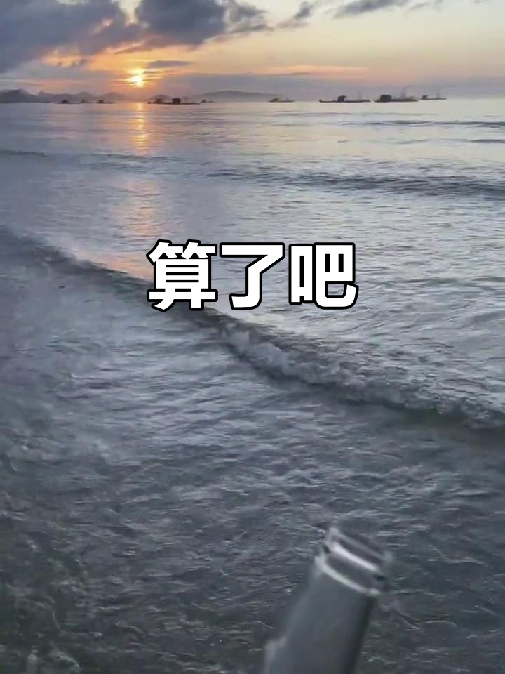 你肯定觉得没意思,算了