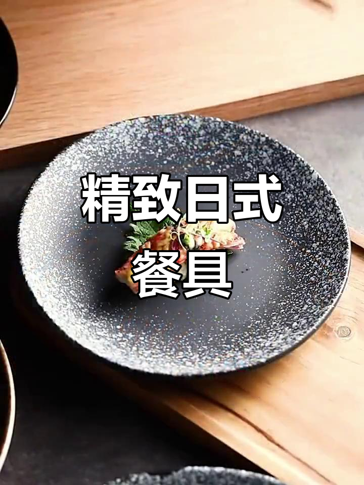日式陶瓷餐具,适合西餐与牛排的精美盘子
