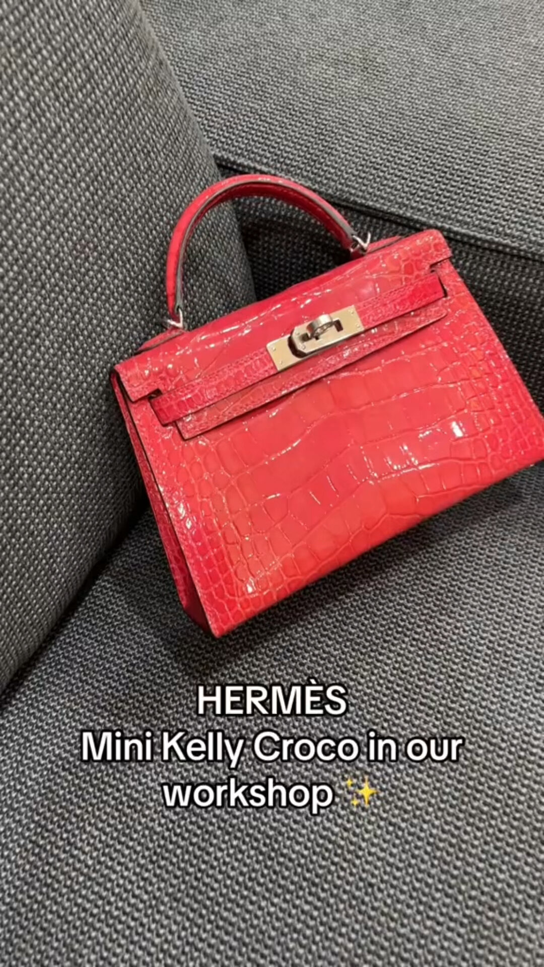 爱马仕Hermeskelly 红色鳄鱼皮保养日记