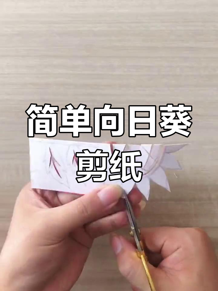 向日葵剪纸教程,轻松学会幸福爱情的手工技艺