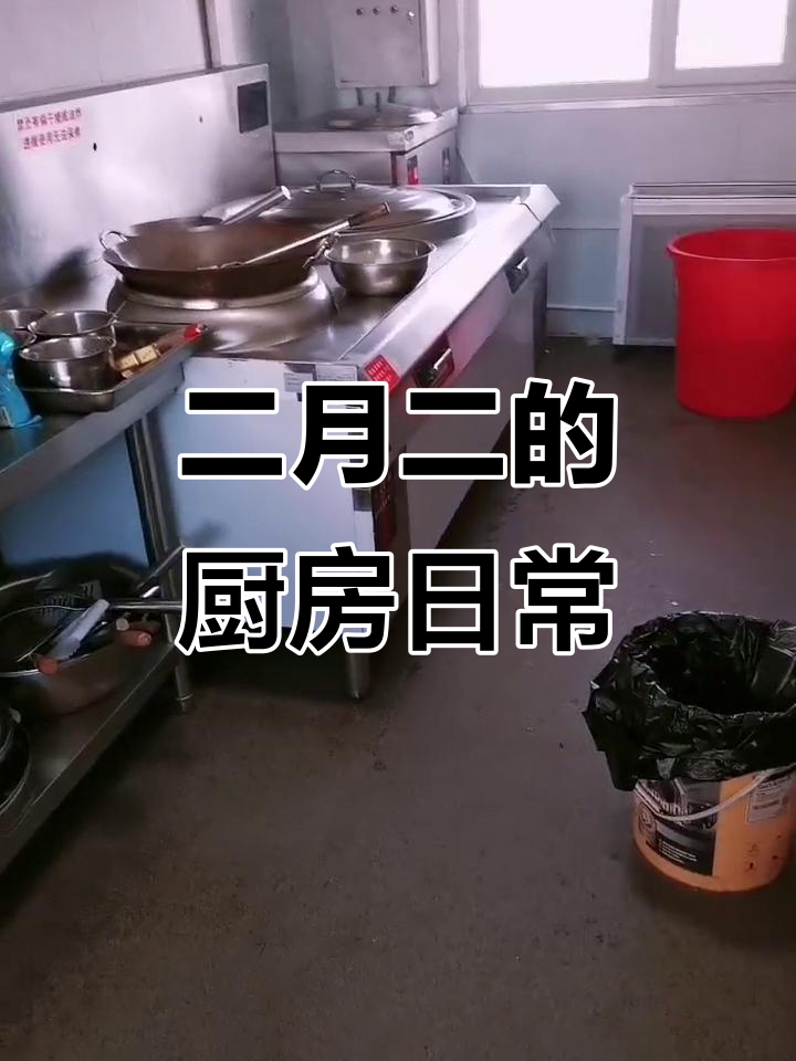 厨房里的二月二,猪头肉、蒜苗炒鸡蛋,餐厅消毒柜也亮相