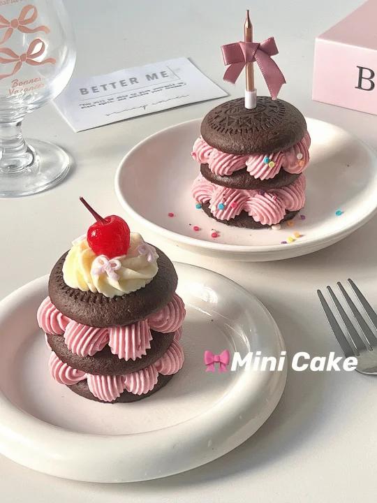 免烤箱mini氛围感生日蛋糕做法超简单