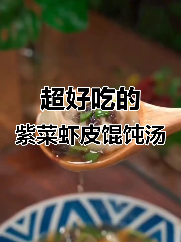 教你做正宗紫菜虾皮馄饨汤,味道超赞!