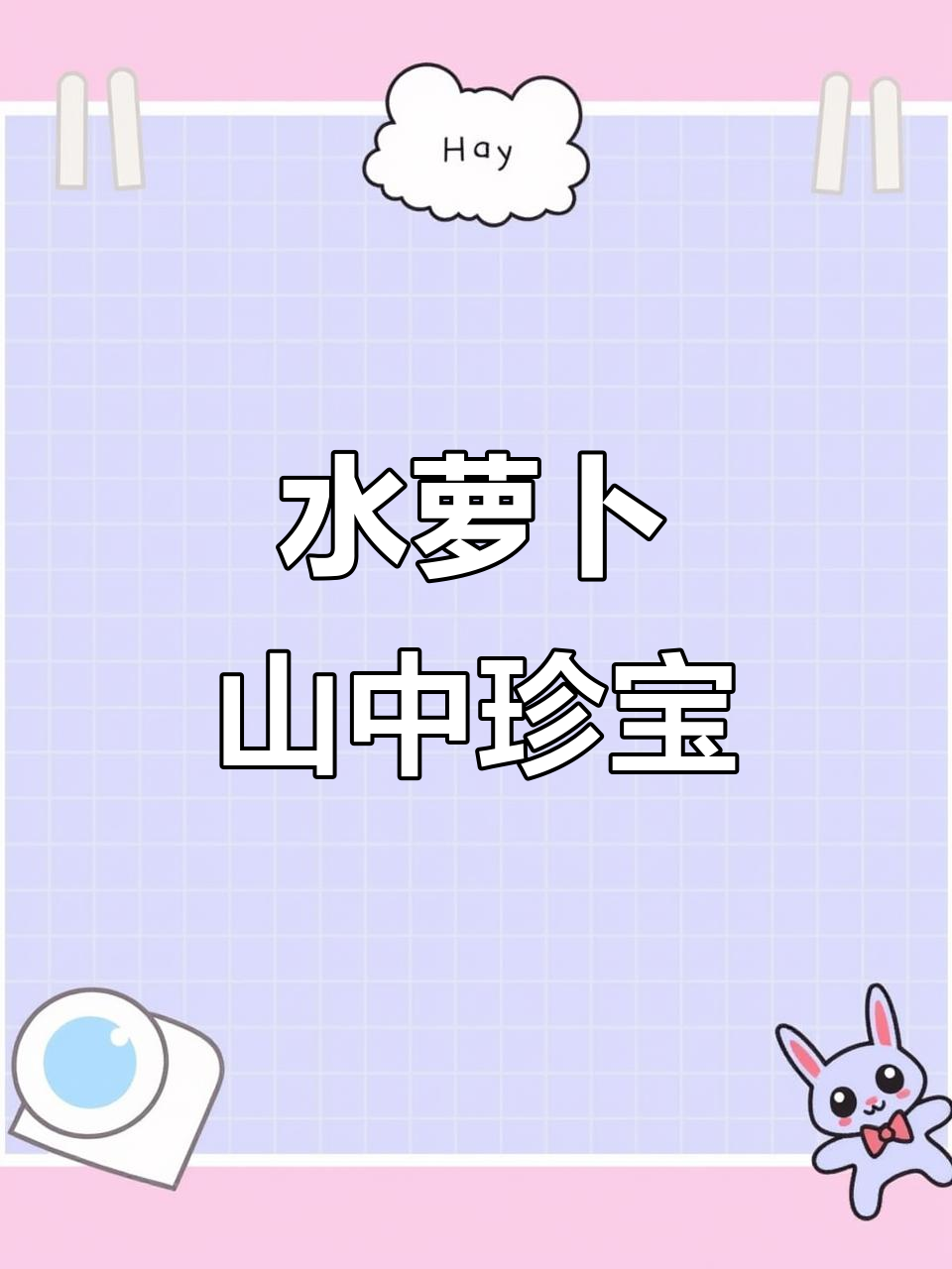 常见野菜水萝卜,药食两用,山间宝藏不容错过