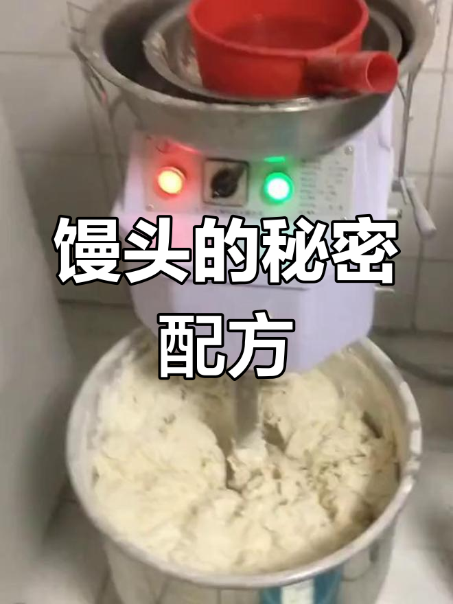 10斤面粉,泡打酵母温水和糖盐,做出松软馒头