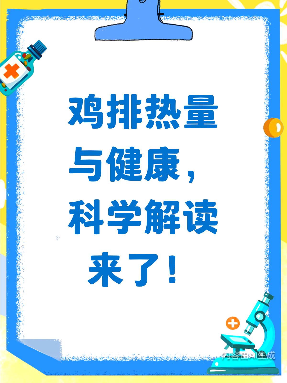 鸡排热量知多少?健康关系大揭秘!