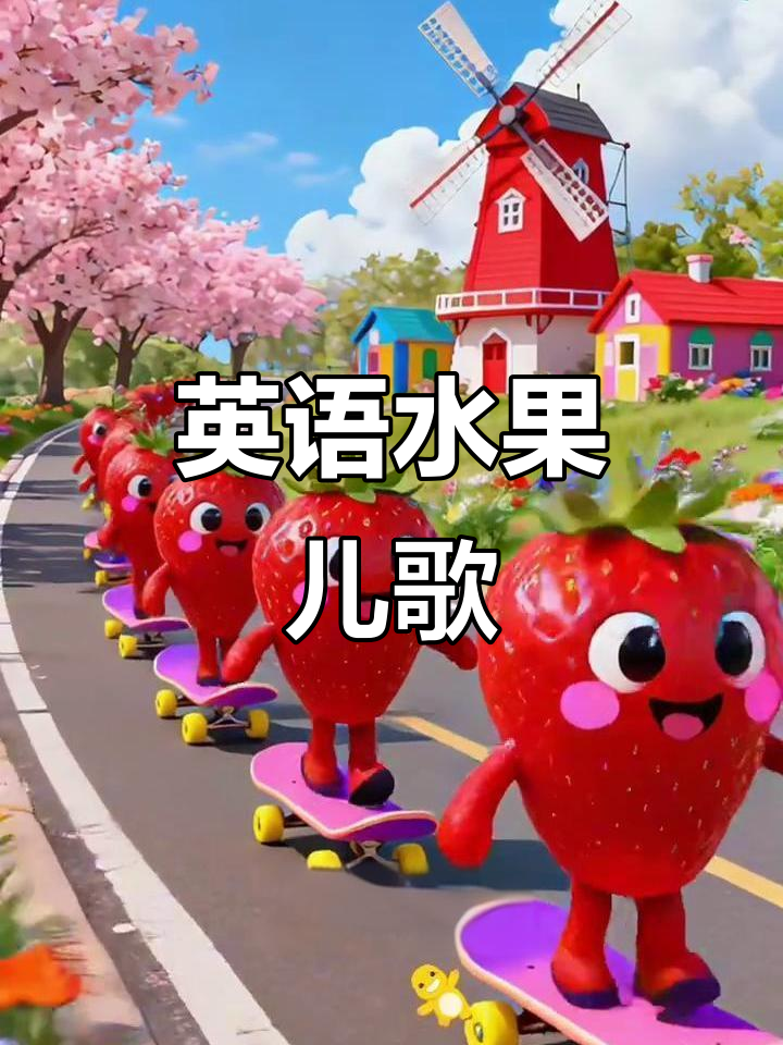 儿歌英文启蒙:香蕉、菠萝、葡萄,轻松学会这些水果单词