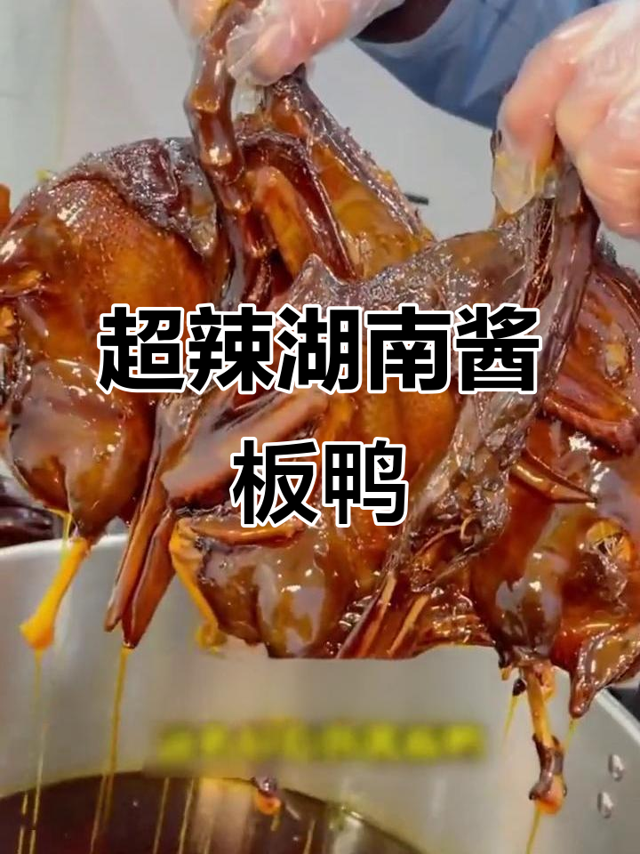 湖南特产酱板鸭,香辣口感让人停不下来,越吃越上瘾