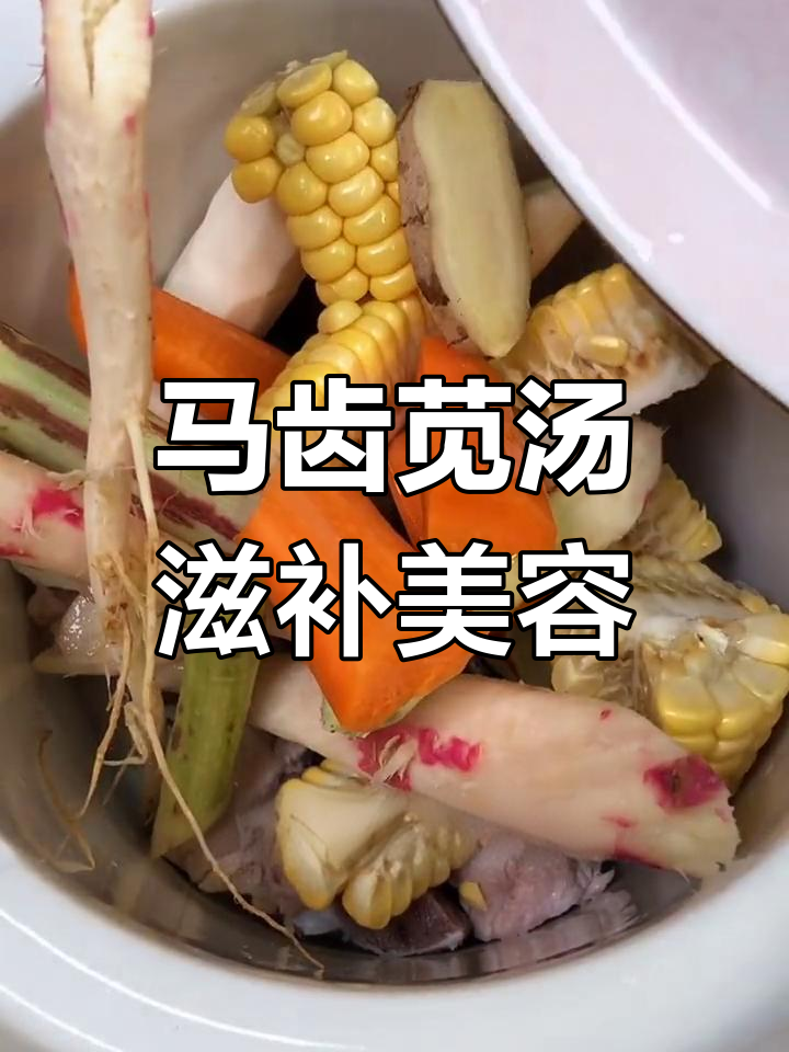 清热解暑,滋补养颜的马齿苋汤,猪骨淮山熬制两小时