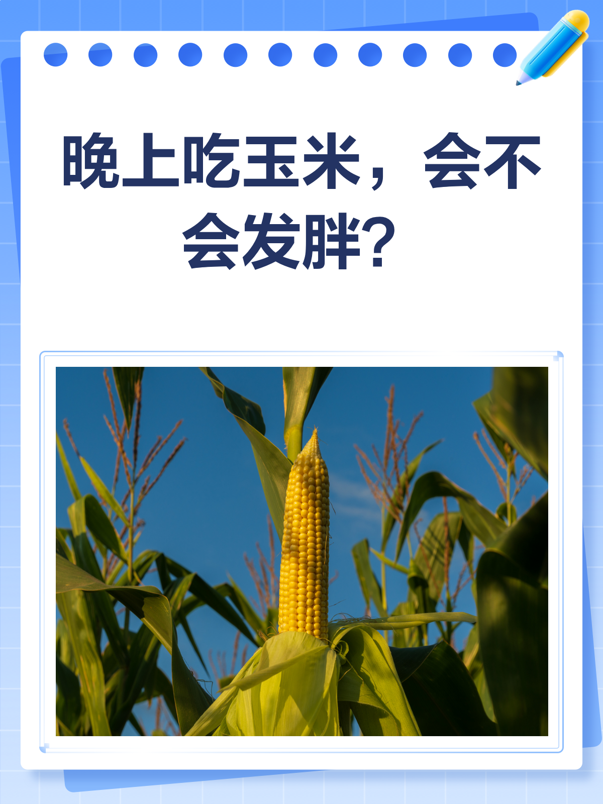 晚上吃玉米,真的会发胖吗?