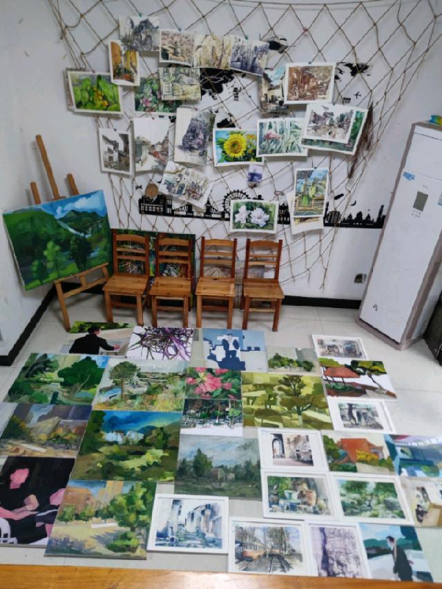 还不够画得太少了,画个一辈子 风景画 画画 风景写生 山水画 素描写生