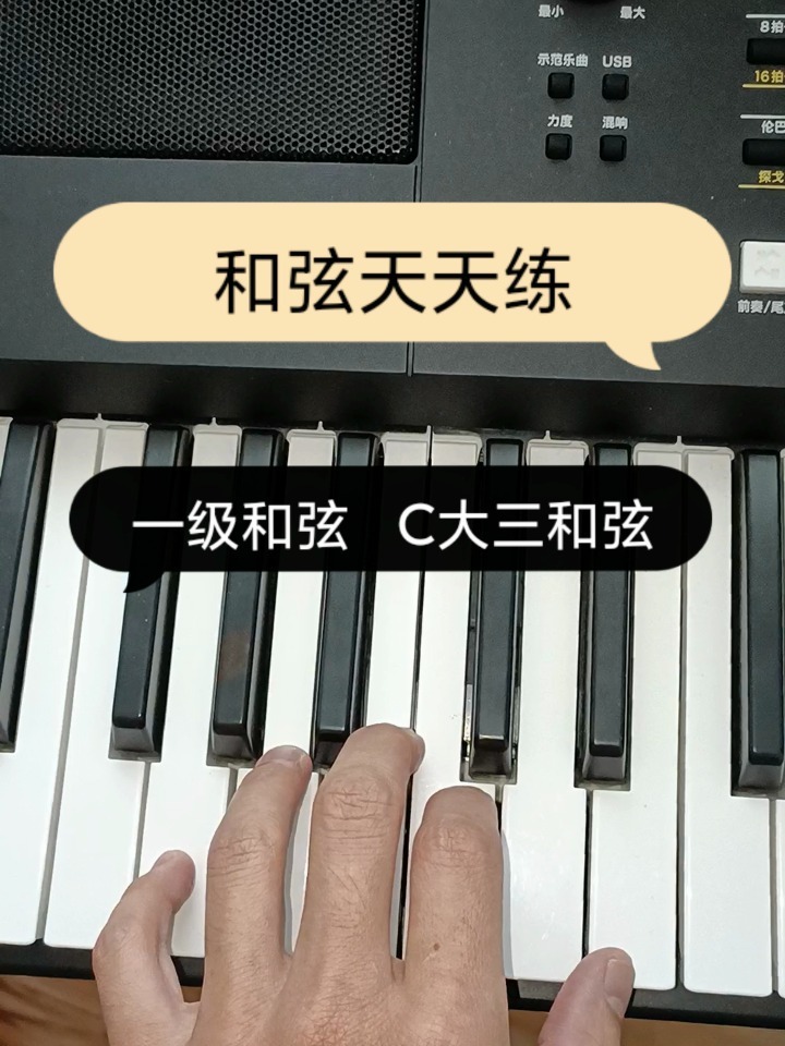 和弦学习,电子琴带和弦指法简谱书