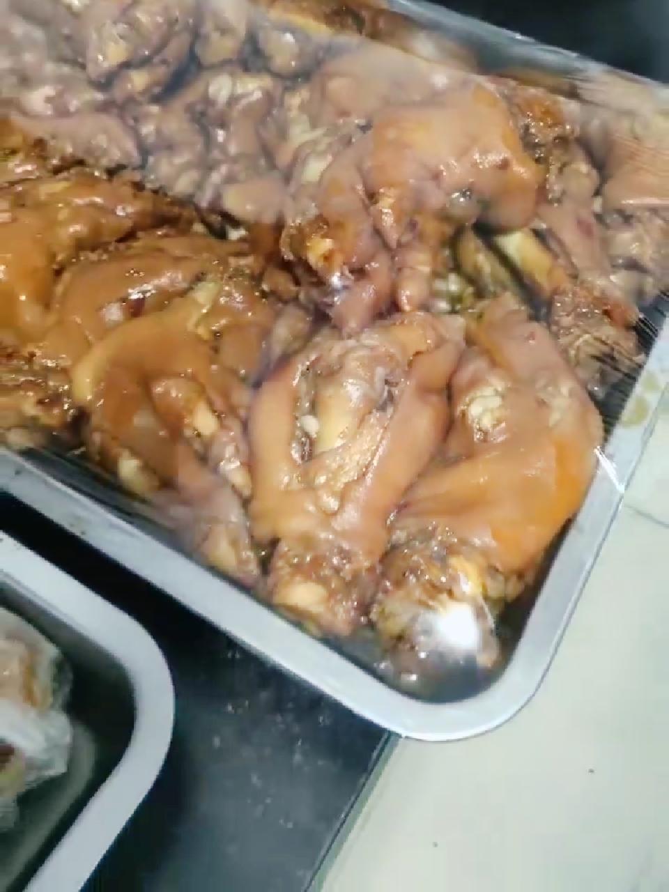 天津蓟县盘山魏捷农家院自己做的酱猪蹄,酱耳朵,酱腱,真实在!蓟县农家院 蓟县旅游 蓟县农家