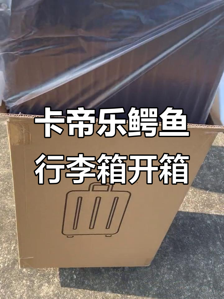 仅需100多，卡帝乐鳄鱼拉杆箱超值开箱！